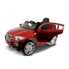 Детский электромобиль WINGO BMW X6M Lux красный